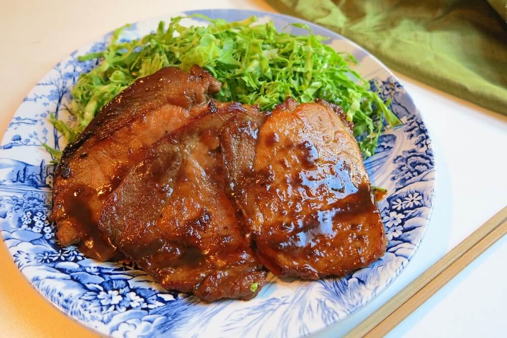 lonza di maiale in salsa allo zenzero