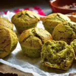 muffin con matcha e anko