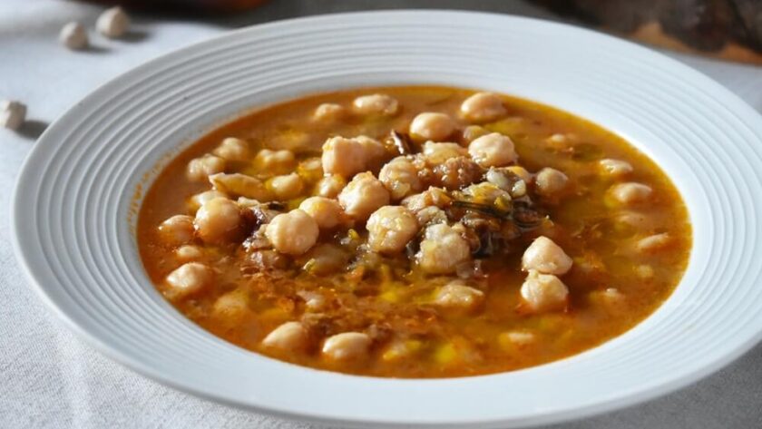 zuppa di ceci / ひよこ豆のスープ